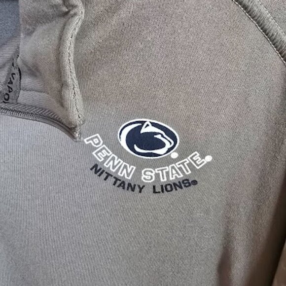 NWT Champion Penn State Univ Women's Quick Dry Grey  Quarter-Zip 2XL - Picture 2 of 8